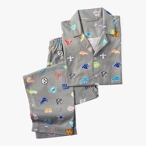 Pottery Barn x NFL Football Team Logo Pajama Set PJ Cotton Adult Size Large NWT